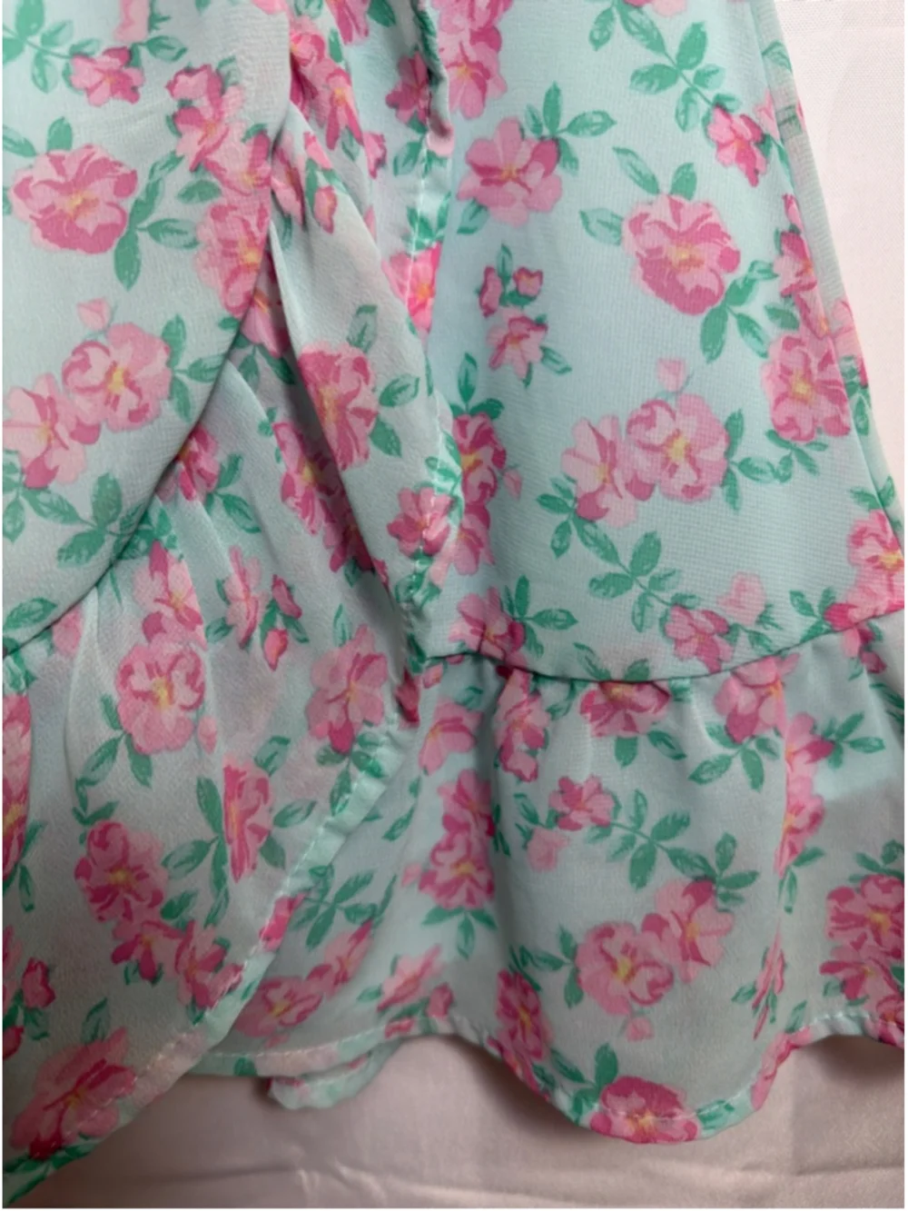 Girls Flouncy Ruffled Floral Skort Size 8 Paisley Lane Soft Girl Twee Y2K Style